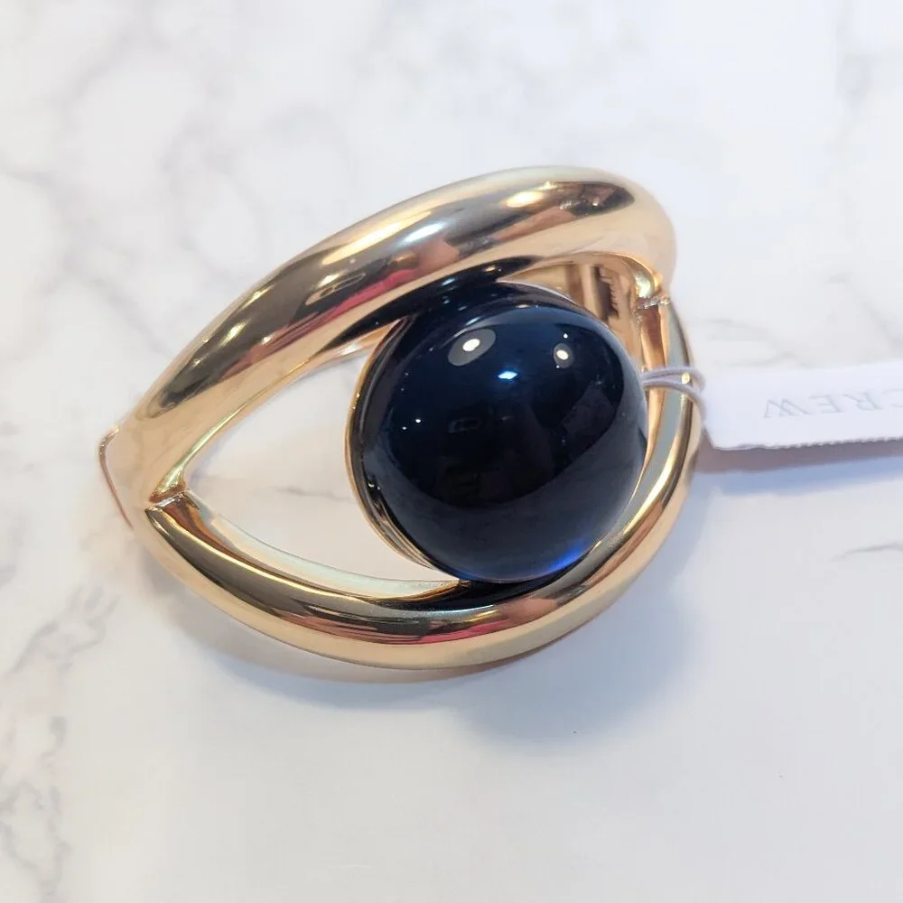J.Crew Glass Stone Cuff Bracelet